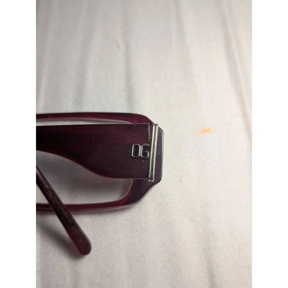 Dolce‎ & Gabbana DG 3007 630 Rectangle Maroon Eyeglasses Frames 51-14 130 Italy